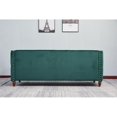 thumbnail image 3 of Kingway Furniture Avin Velvet Nail Head Livingroom Sofa in Green, 3 of 3