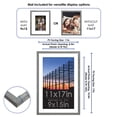 Standard Goods Home Décor 11x17 Matted to 9x15 Grey Linear Picture ...