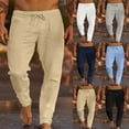thumbnail image 3 of XINPING Casual Pants for Men Slim Fit Daily Casual Pants Quick-Dry Sweatpants with Pockets Cargo Joggers, 3 of 7
