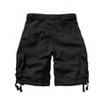 thumbnail image 2 of TRGPSG Men's Cargo Shorts,Work Shorts with 6-Pocket Classic All Cotton Hiking Shorts(No Belts)Black,Size 34, 2 of 7