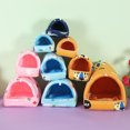 thumbnail image 3 of Cute Winter Rabbit Squirrel Mini Cage Guinea Pig Soft Breathable Nest Small Animal Sleeping Warm Bed Hamster House Warm Mat, 3 of 6
