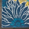 thumbnail image 4 of Nourison Passion Blue 12' x 15' Area Rug, Boho, Floral, Bed Room, Living Room, Dining Room, Kitchen, , Easy Cleaning, Non Shedding (12' x 15'), 4 of 8