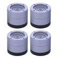 thumbnail image 2 of 4 Pack Patins de Pieds de Machine à Laver Anti-Vibration Antidérapants Antichoc et Réduction de Bruit Hauteur Réglable, 2 of 8