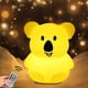thumbnail image 1 of Luz nocturna de koala grande para habitación infantil, luz nocturna para bebé, luz LED nocturna para niños, 9 colores, luz nocturna de silicona para bebé, regalo para bebé (control remoto + atenuación, 1 of 5