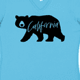 thumbnail image 4 of Inktastic California Black Bear Silhouette Women's V-Neck T-Shirt, 4 of 5
