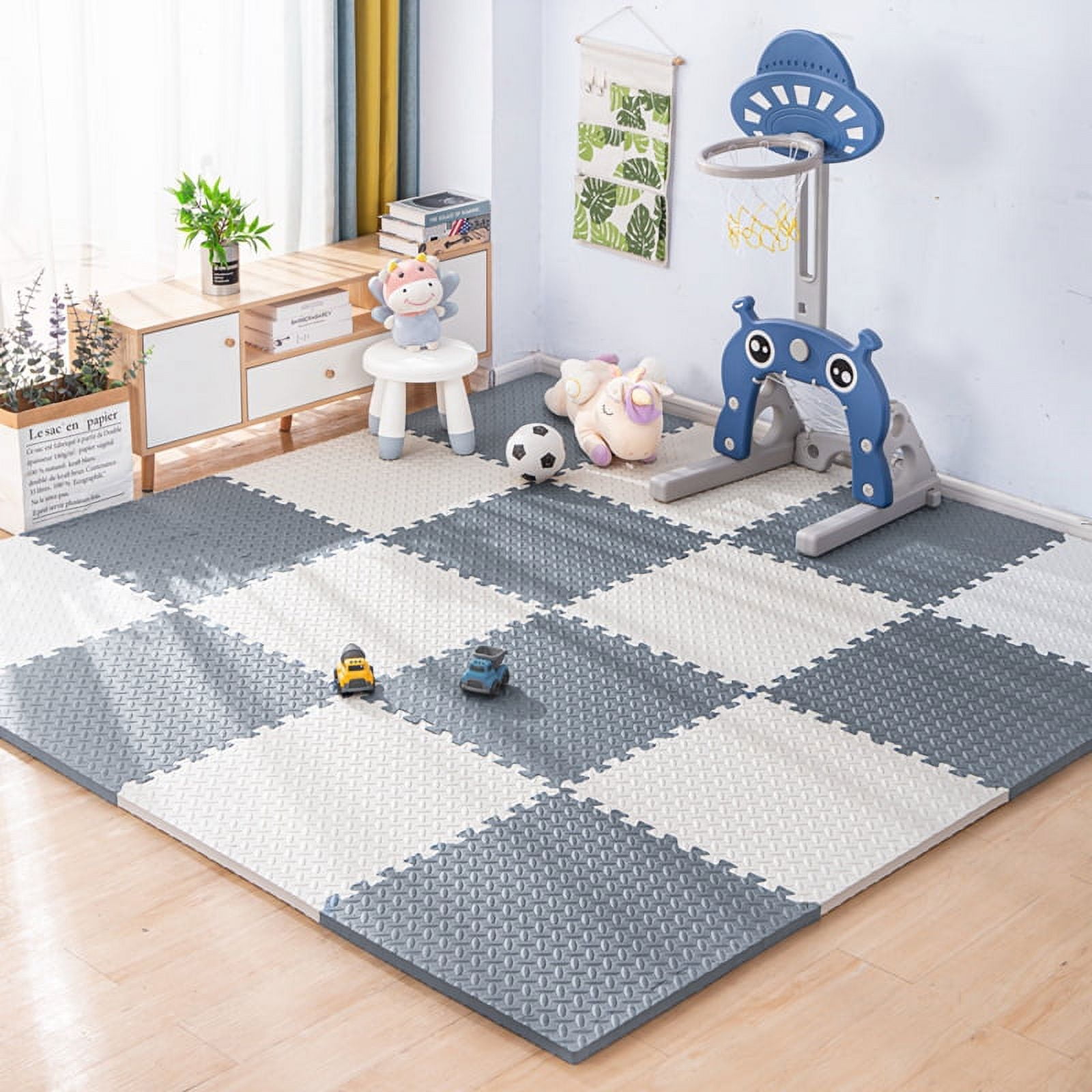 Baby Puzzle Play Mats Interlock EVA Foam Multicolor 16 Pieces 30x30 CM