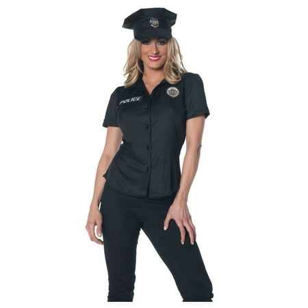 Women's Plus Size Police Shirt
