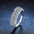 thumbnail image 3 of Whudwhu Moissanite Ring in Silver with Full Diamond Shine for Women, 3 of 6
