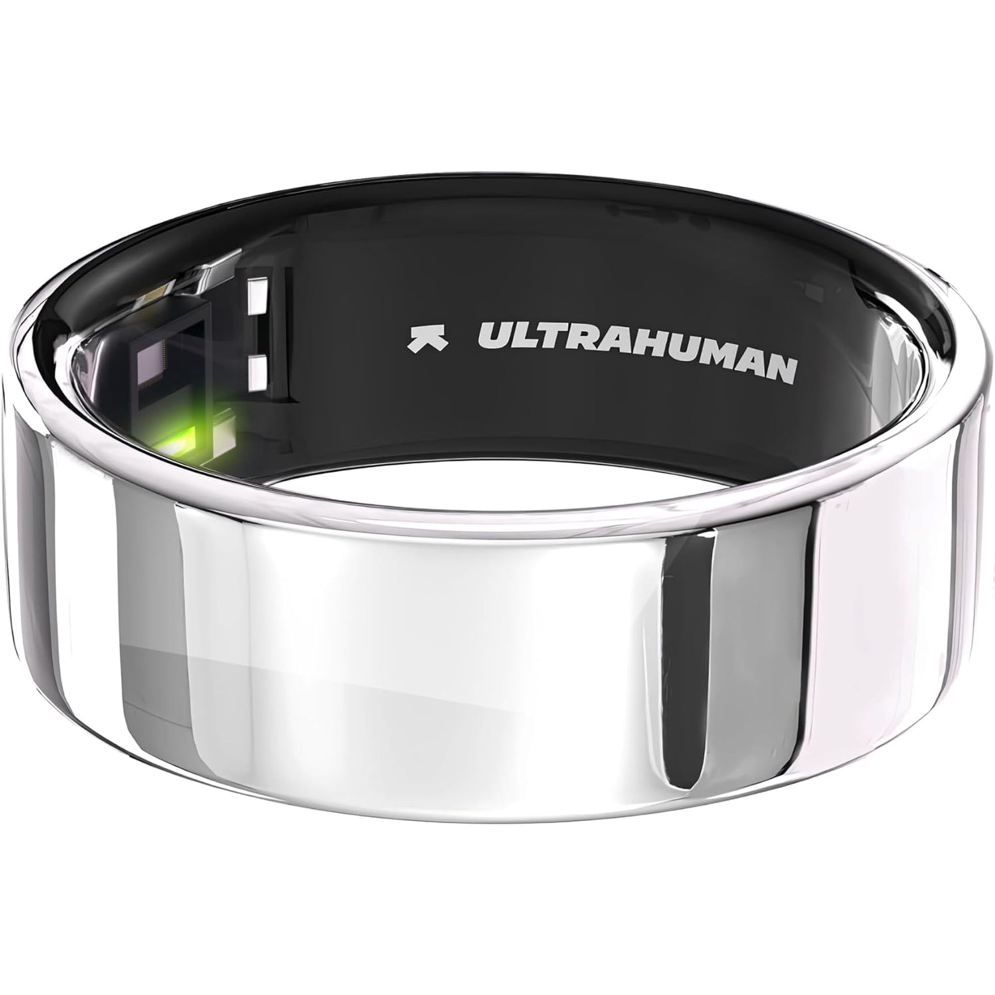 Ultrahuman Ring AIR Size 14 - World’s Lightest Sleep-Tracking Wearable - Space Silver (No Monthly Subscription)