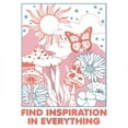 thumbnail image 2 of Girl's Lost Gods Find Inspiration in Everything  Graphic Tee White Small, 2 of 4