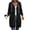 Black#womens long zip up hoodie, variant on Long Hoodies for Women Zip Up Plus Size Tunic Sweatshirts with Pockets Oversized Fleece Casual Spring Hoodie Jacket Coats White,S