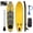 Yellow, variant on Inflatable Stand Up Paddle Board ISUP with Adjustable Paddle Backpack/Package Hand Pump btc, 10'(6"Thick) VAF
