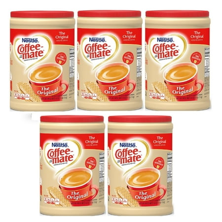 (5 pack) The Original Nestle Coffee mate Powder 56 oz - Perfect for home, office or foodservice locations Cholesterol
