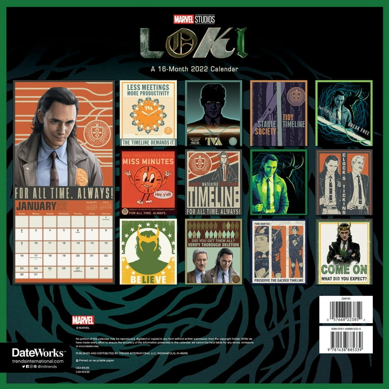 Best Monthly Calendars For 2025 Loki brynna austina
