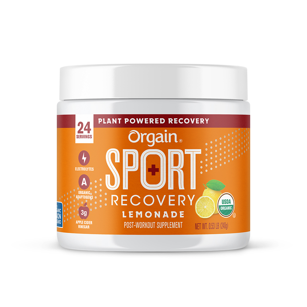 Orgain Organic Sport Recovery Powder, Lemonade, .53 LB