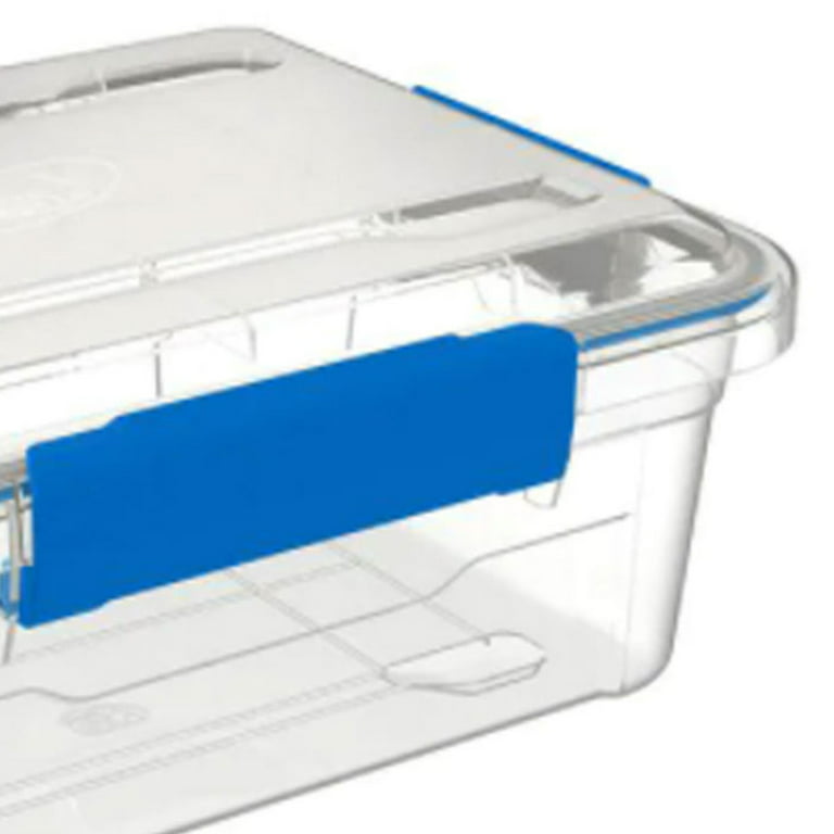 Ezy Storage IP67 Rated 12L Waterproof Plastic Storage Tote with