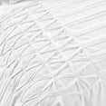 thumbnail image 6 of Lush Decor Arora Pleat Textured Polyester Comforter, King, White, 5-Pc Set, 6 of 11