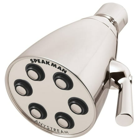 Speakman Brass Shower - Speakman Icon 2.5 GPM Multi-Function Signature Brass Shower Head, Polished Nickel
