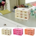 thumbnail image 1 of Xihbxyly Los Artículos Más Vendidos Caja de Almacenamiento con Nueve Cajones a Prueba de Agua, Papelería, Joyas, Cosméticos, Cajones y Pegatinas para Estudiantes., 1 of 2