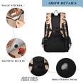 thumbnail image 4 of FORMRS Unisex School Backpack 17" Student Travel Bag with Laptop Compartment, Creamy Cake, 4 of 7