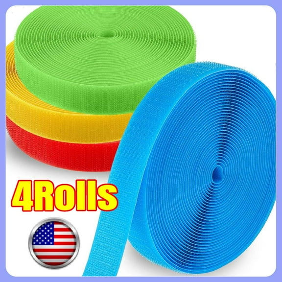 4 Roll 100 Feet Carpet Marker Strips for Office  Nylon Carpet Strip Tape Floor Spots Dots for Office  Supplies Home Decoration(Red, Green, Yellow, Blue)