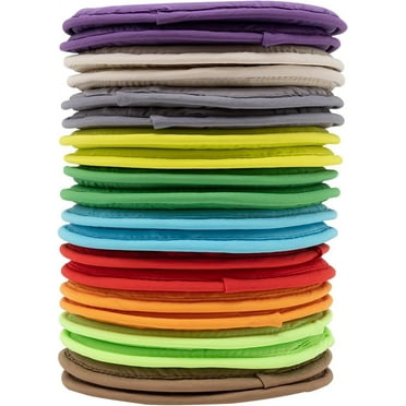 20Pcs Round Floor Cushions, Round Flexible Seating, Soft Colorful Floor Pillow for Kids Home School Classroom Reading Nursery Supplies