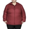 thumbnail image 1 of Snow Country Outerwear Plus Extended Size Packable Down Jacket Hooded Coat 1X-6X, 1 of 5