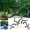 thumbnail image 4 of GINTBN Octopus Tentacle Stakes, 7PCS Glow in The Dark Octopus Garden Stakes, Resin Luminescent Decorative Plant Stakes, Funny Halloween Plant Ornaments Home Decoration, Black, 4 of 8