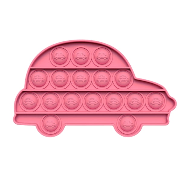 Presione Bubble Car Sensory Toy Juguetes Educativos Autismo Necesidades Especiales Stress Reliever Silicona Descompresión Juguetes Para Niños Y Adultos Minnieouse FN007565-04