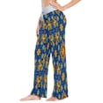 thumbnail image 2 of X-Small Women's Comfy Casual Pajama Pants Stretch Fabric Suitable for Yoga Pants Hippie Pants，The Best Holiday Gifts for Women Moroccan Motifs, 2 of 7