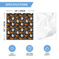 thumbnail image 5 of Sm:)e Spooky Ghost Spider Web Pumpkin Halloween Cloth Napkins Set of 6 Reusable Napkins, Washable Table Napkin for Holiday Party 18"x18", 5 of 8