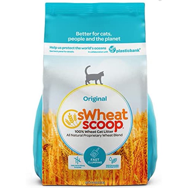 Swheat Scoop WheatBased Natural Cat Litter, Original Fast Clumping, 36