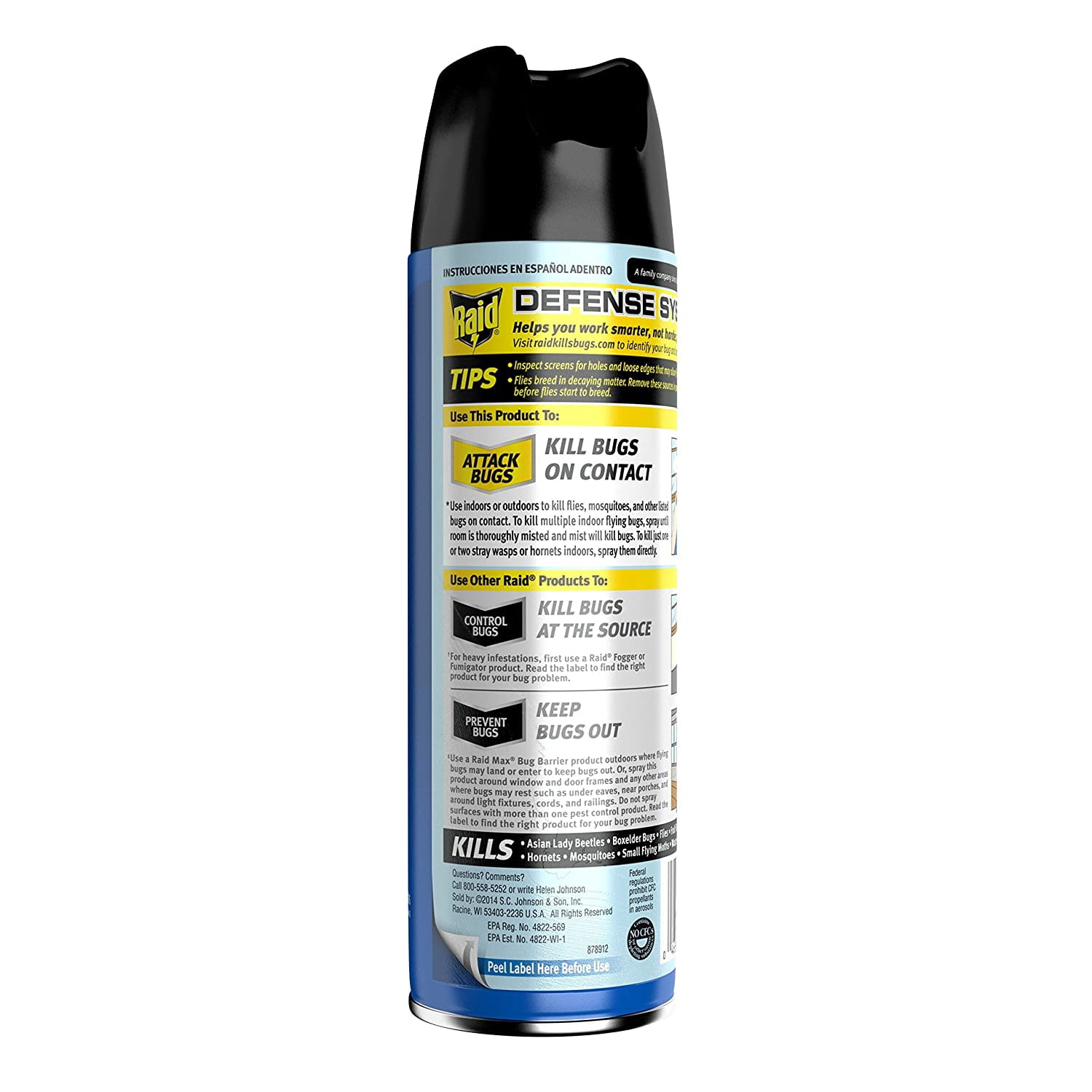 Raid Flying Insect Killer 7, 15 oz (Pack of 6)