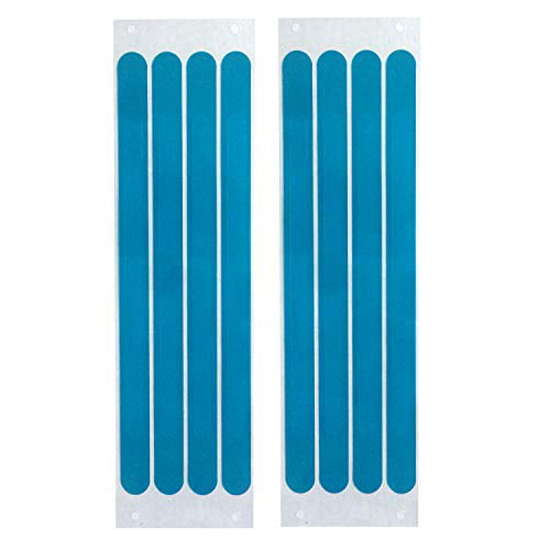 Plastic Slide Mount Holder Tabs Removable Adhesive Strips for Privacy Screen Replacement Set of Holder Tabs for Laptop or Computer Monitor Privacy Filter with a Cleaning Cloth by Baffo 