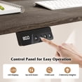 thumbnail image 6 of Patiojoy Electric Standing Desk 48" x 24" Height Adjustable Desk Ergonomic Sit Stand Desk Grey & White, 6 of 9