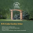 thumbnail image 2 of All Things Cedar PA106 Pagoda Wedding Arbor - Elegant Garden Arch for Weddings and Landscapes, 2 of 8