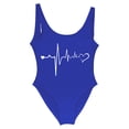 thumbnail image 5 of Uinagy Maillot de Bain une Pièce Imprimé Décontracté pour Femmes, 5 of 5