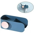 thumbnail image 1 of Secador de pelo montado en la pared, soporte para secador de pelo, almacenamiento de secador de pelo, sin perforación, resistente al agua, secador de pelo ABS altamente adhesivo para cocina, baño, inodoro (azul) JM, 1 of 5