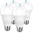 thumbnail image 2 of SSS 12W Motion Sensor Light Bulbs (100W Equivalent), 5000K Daylight, Motion Activated Light Bulb with Dusk to Dawn Sensor for Outdoor & Indoor,Porch, Stairs, Hallway, 4-Pack, 2 of 3