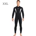 thumbnail image 3 of Soidarity Traje de buceo Trajes de baño a prueba de frío de alta eficiencia Protector solar fuerte Traje de neopreno resistente a los arañazos Camisa Deportes acuáticos Hombres Blanco XXL Soidarity OD020684-17, 3 of 6