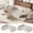 Beige, variant on LINSY HOME 57.4" Modular Sectional Sofa with Pull Out Bed & Foldable Side Table for Small Spaces, 2-Seat Sofa Bed with USB Charging for Living Room, Chenille Beige