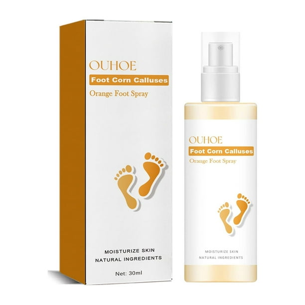 Cremas y lociones para pies Callos en los pies Spray para pies de naranja 30 ml crema para pies
