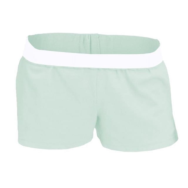 Soffe 3737GCRYSGMED Girls New Authentic Low-Rise Short - Crystal Green, Medium