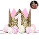 thumbnail image 2 of 1 Uds. Sombrero decoraciones de cumpleaños para niñas regalos corona fiesta princesa accesorios para el cabello para niños, 2 of 8