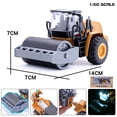 thumbnail image 1 of Simulation Vehicle Model Roller Excavator Bulldozer Snowplow Mixer Engineering Car Model Toys For Gift Souvenir Display, 1 of 9