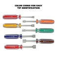 thumbnail image 5 of GreatNeck Professional Nut Driver Set, Multiple Screwdriver Sizes, Metric, 7 Piece Set, 5 of 11