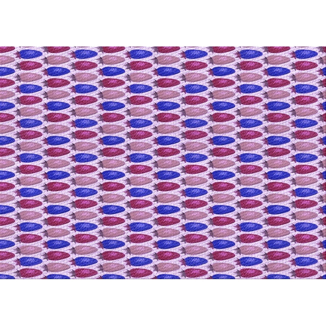 Ahgly Company Tapis Rectangulaire Lavable en Machine Intérieur Transitionnel Violet Orchidée Foncé, 2 Pieds x 4 Pieds