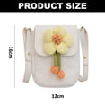 thumbnail image 2 of Bolso bandolera para mujer, bolso tipo cartera para mujer para teléfono móvil, bolso de hombro lateral con bolsillo para el cuello, 12 x 16 cm, 2 of 5