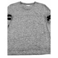 thumbnail image 2 of Womens Grey Black Stripes Long Sleeve Sweatshirt T-Shirt Shirt Top M, 2 of 2