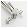 thumbnail image 6 of Brass Folding Faucet Wall Mounted Pot Filler Faucet With Three Section Extension Hot And Cold Mixer Tap Single Handle ,Easy to Install, 6 of 7